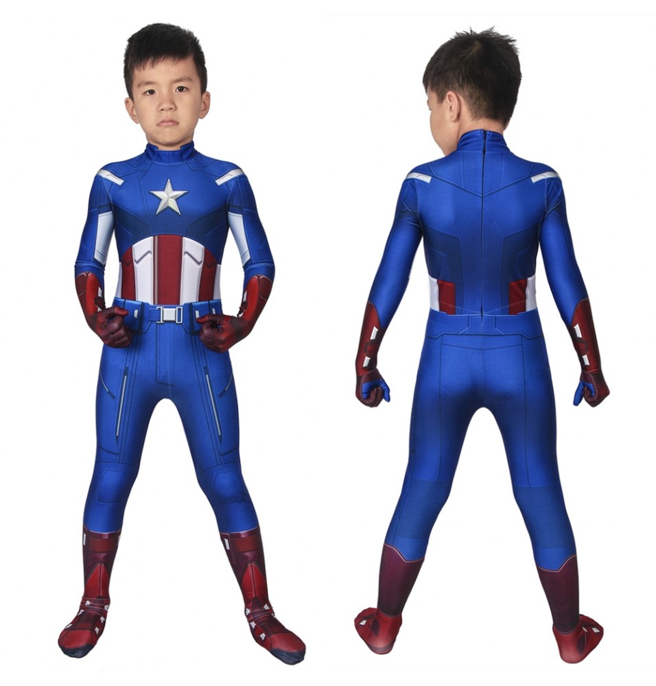 The Avengers Captain America Kids 3D Jumpsuit