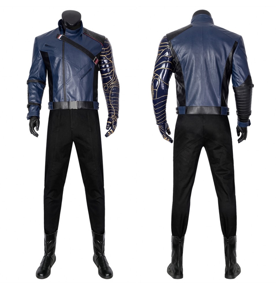 The Falcon and the Winter Soldier Bucky Barnes Suit Cosplay Costume