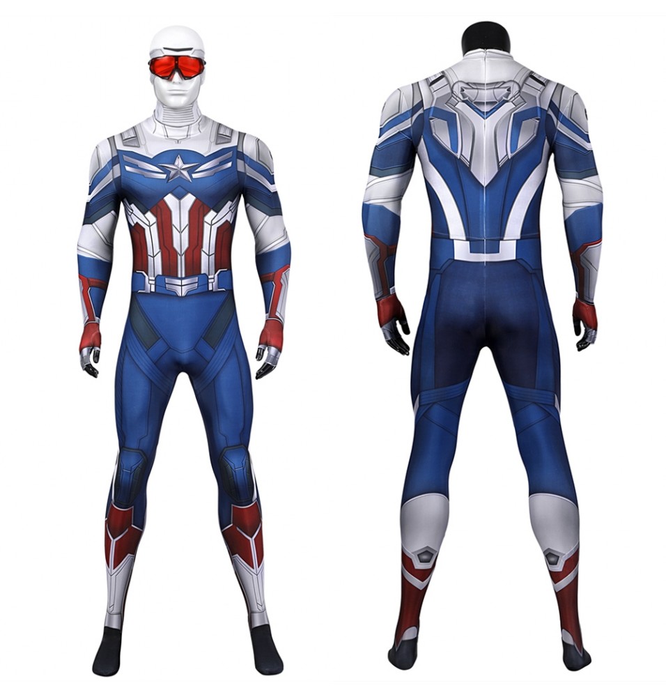 The Falcon and the Winter Soldier New Captain America Sam Wilson Jumpsuit