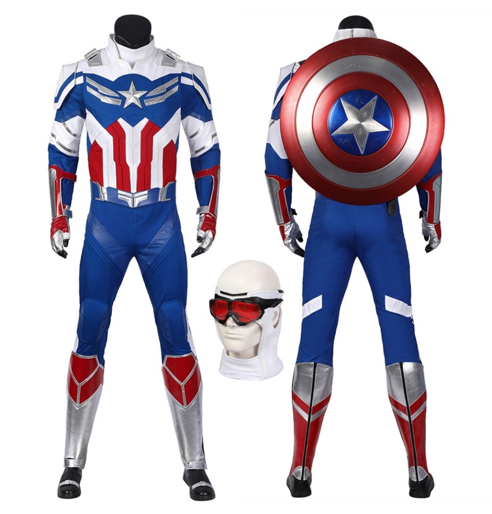 The Falcon and the Winter Soldier Sam Wilson Cosplay Costume