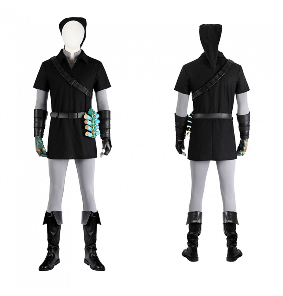 The Legend of Zelda Link Dark Tunic Cosplay Costume