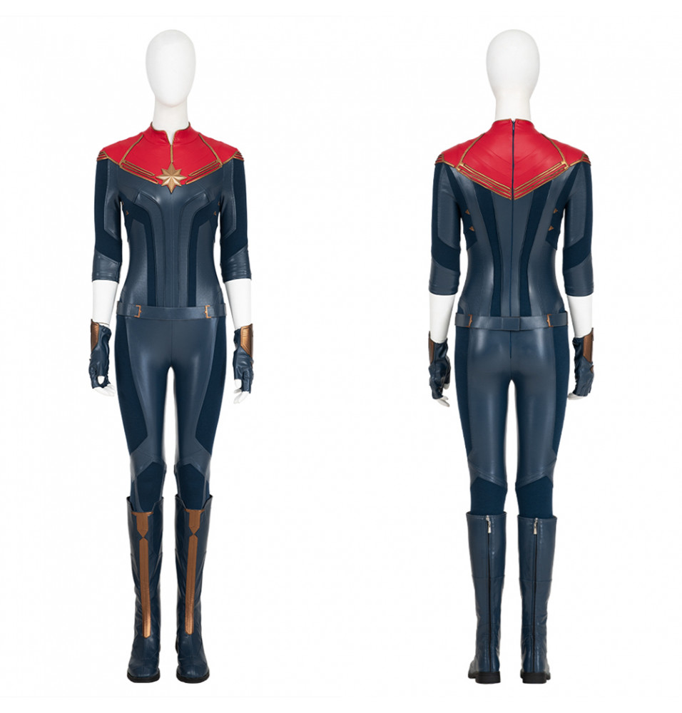 The Marvels Carol Danvers Fighting Cosplay Costume