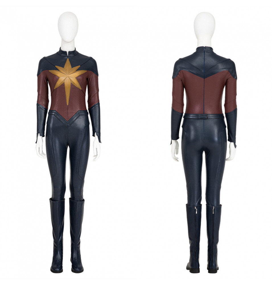 The Marvels Carol Danvers Team Uniform Cosplay Costume