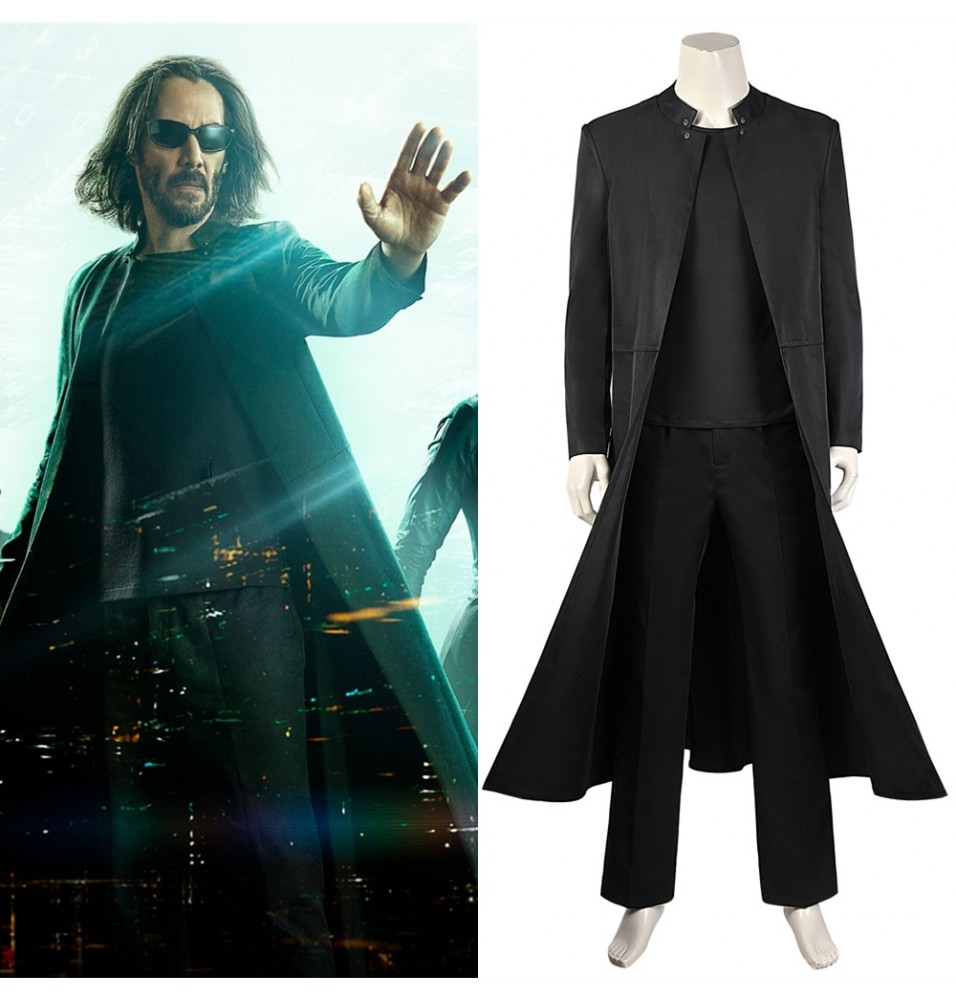 The Matrix Resurrections Neo Cosplay Costume