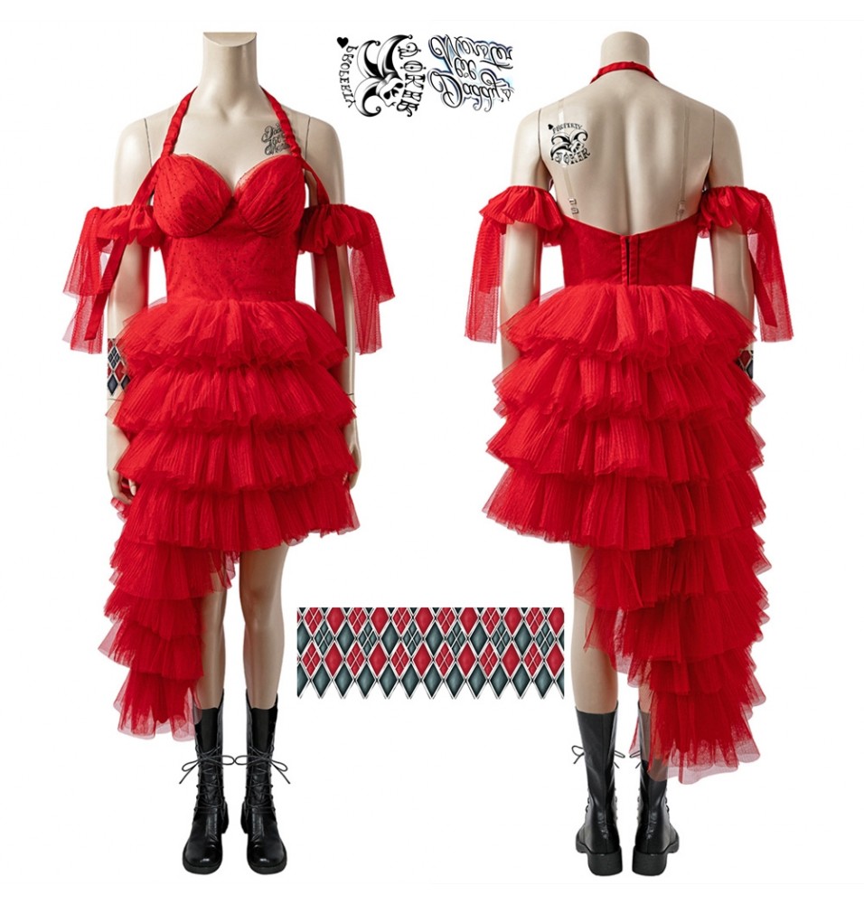 The Suicide Squad 2 Harley Quinn Cosplay Dress