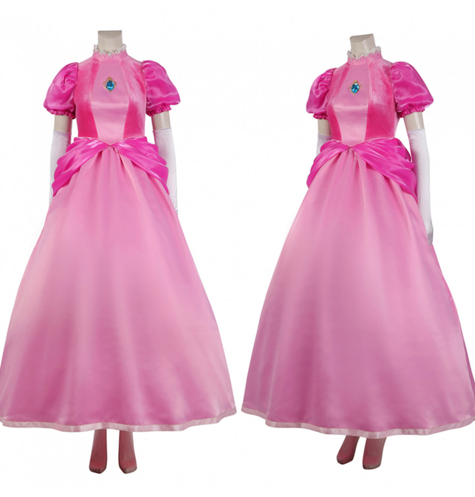 The Super Mario Bros Princess Peach Cosplay Dress