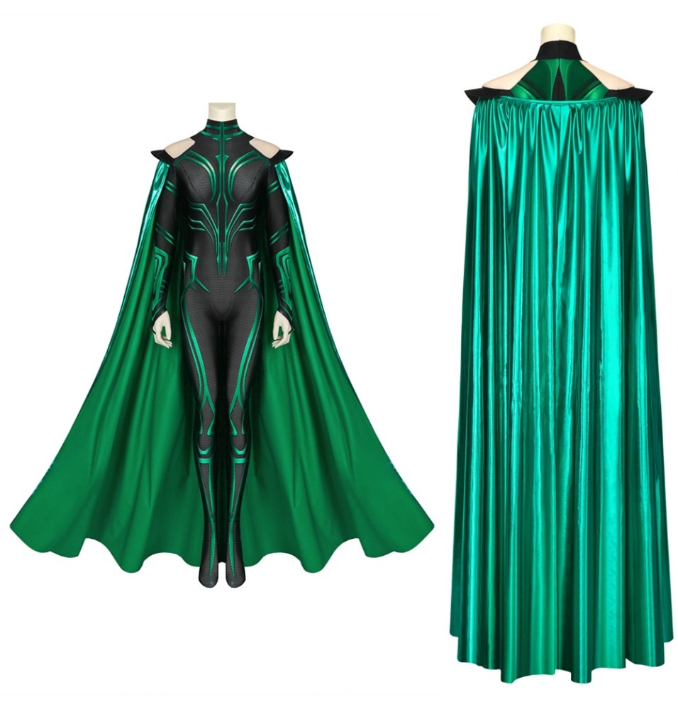 Thor 3 Ragnarok Hela 3D Zentai Jumpsuit