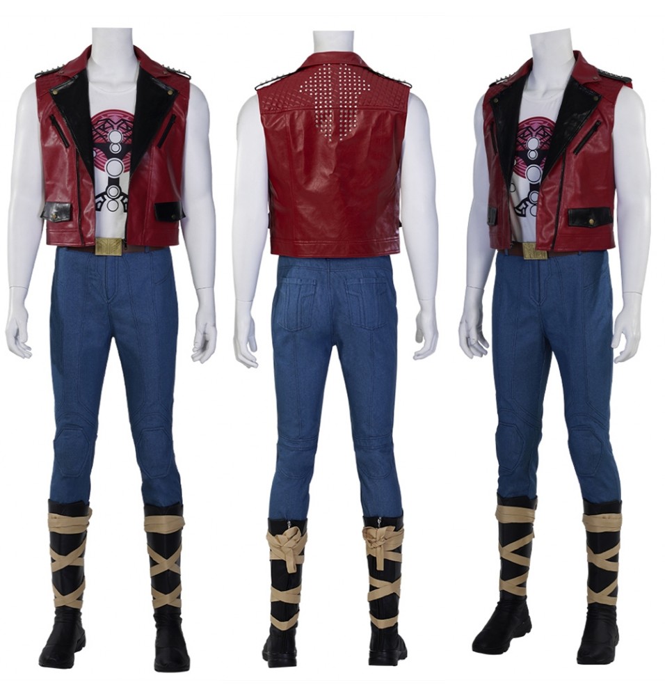 Thor Love and Thunder Thor Cosplay Costume Red