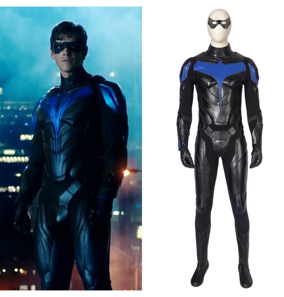 Titans Nightwing Dick Grayson Cosplay Costume