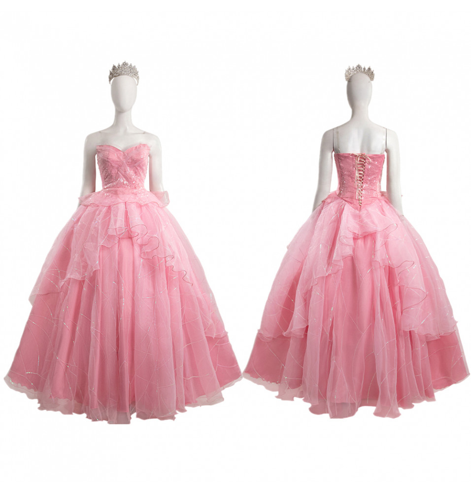 Wicked Glinda Wedding Dress Cosplay Costume