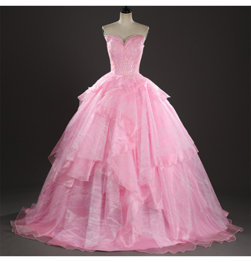 Wicked: Part One Glinda Cosplay Costume