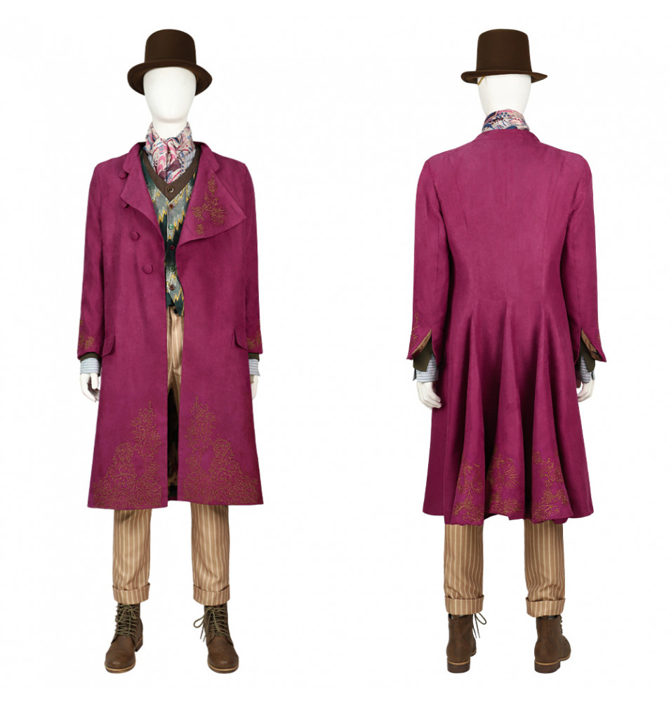 Wonka Charlie and The Chocolate Factory Prequel Cosplay Costume