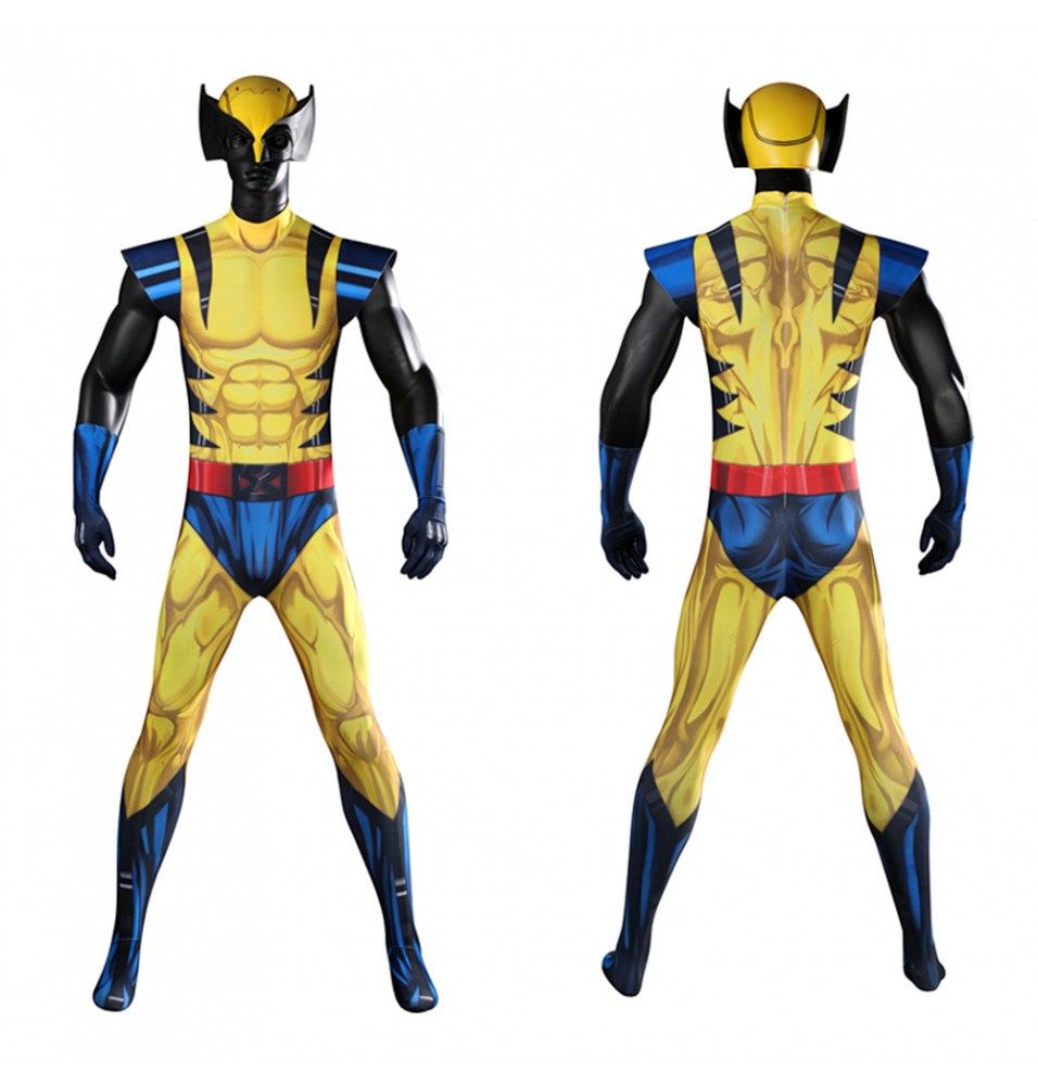 X-Men '97 James Howlett Wolverine Cosplay Jumpsuit