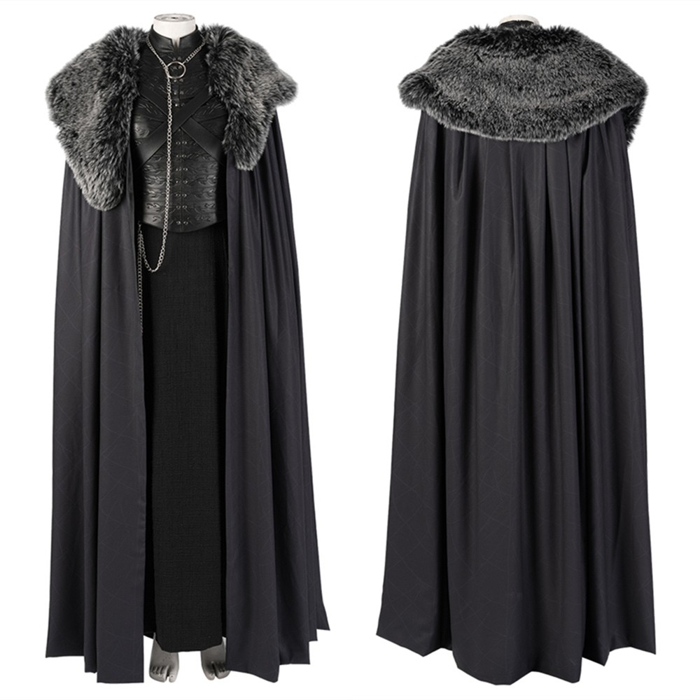 Game of Thrones 8 Sansa Stark Cosplay Costume Deluxe Version