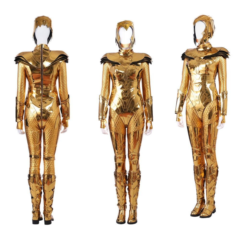 Wonder Woman 1984 Wonder Woman Cosplay Costume Golden Version