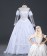 Disney Alice In Wonderland White Queen Dress Cosplay Costume