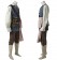 Pirates of the Caribbean Captain Jack Sparrow Cosplay Costumes Deluxe Version