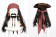 Pirates of The Caribbean Jack Sparrow Jackie Cosplay Costume