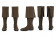 Pirates of The Caribbean Jack Sparrow Jackie Cosplay Costume
