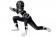 Power Rangers Zack Black Ranger Kids 3D Jumpsuit