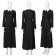 2022 TV Wednesday Addams Cosplay Dress Costume