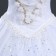 Disney Alice In Wonderland White Queen Dress Cosplay Costume