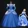 Disney Cinderella Princess Gorgeous Dress Cosplay Costume