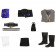 Final Fantasy 7 Sephiroth Blue Rose Night Cosplay Costume