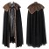 Game of Thrones 8 Jon Snow Cosplay Costume Outfit Deluxe Version