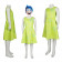 Inside Out 2 Joy Kids Green Cosplay Dress
