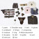 Pirates of The Caribbean Jack Sparrow Jackie Cosplay Costume