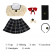 Puella Magi Madoka Magica Akemi Homura Cosplay Costume