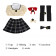 Puella Magi Madoka Magica Sakura Kyouko Cosplay Costume