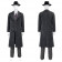Spider-Man Noir Peter Parker Suit Cosplay Costume