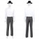 Spider-Man Noir Peter Parker Suit Cosplay Costume