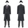 Spider-Man Noir Peter Parker Suit Cosplay Costume
