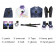 VALORANT Vyse Cosplay Costume Full Set