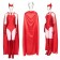 WandaVision Scarlet Witch Wanda Cosplay Costume Red Suit