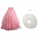 Wicked Glinda Wedding Dress Cosplay Costume