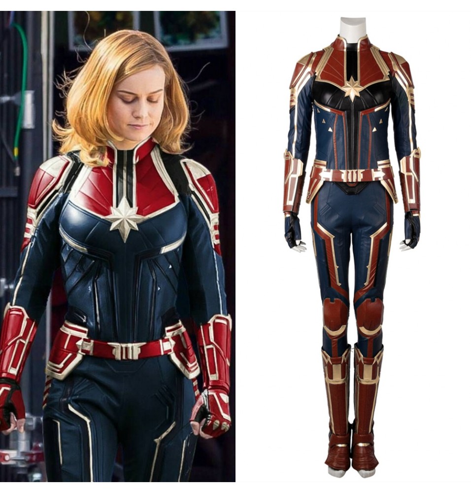 2019 Captain Marvel Cosplay Costume Carol Danvers Costume