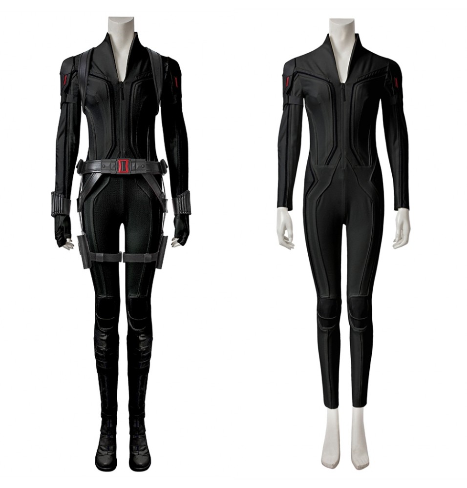 2020 Black Widow Cosplay Costume Black Outfit