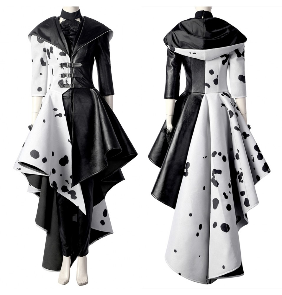 2021 Cruella de Vil Cruella Cosplay Costume