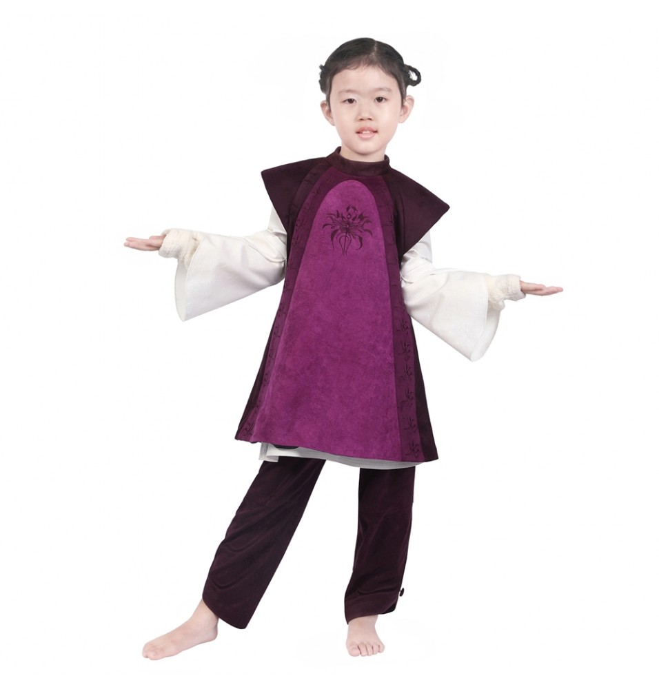 2022 Obi-Wan Kenobi Leia Cosplay Costume Kids Suit