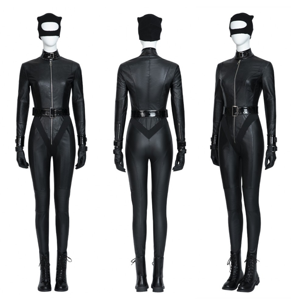 2022 The Batman Movie Catwoman Cosplay Costume Deluxe