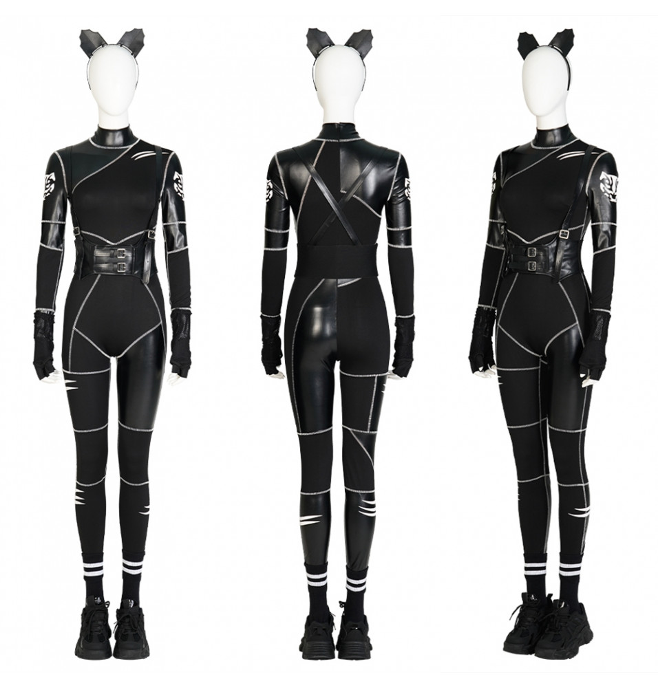 2022 TV Wednesday Addams Cosplay Jumpsuits