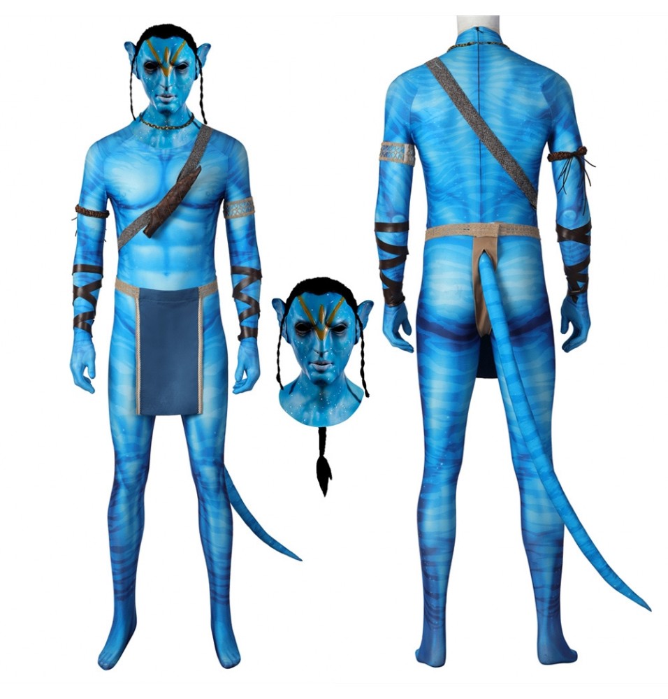 Avatar 2 The Way of Water Jake Sully Cosplay Jumpsuit