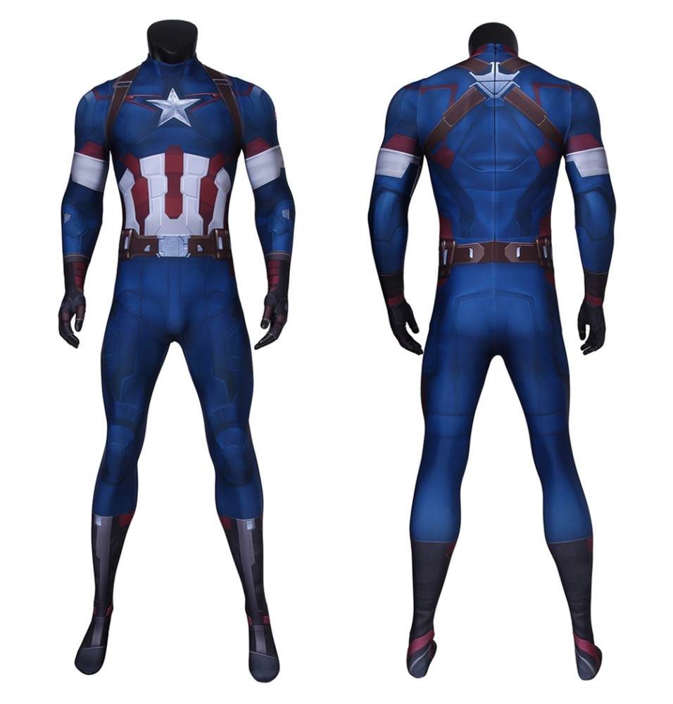 Avengers: Age of Ultron Captain America 3D Jumpsuit