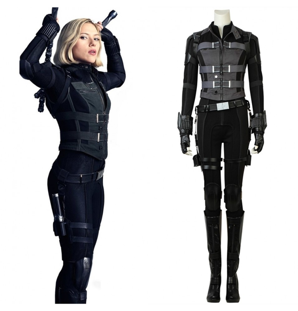 Avengers Infinity War Black Widow Cosplay Costume Natasha Romanoff Costume