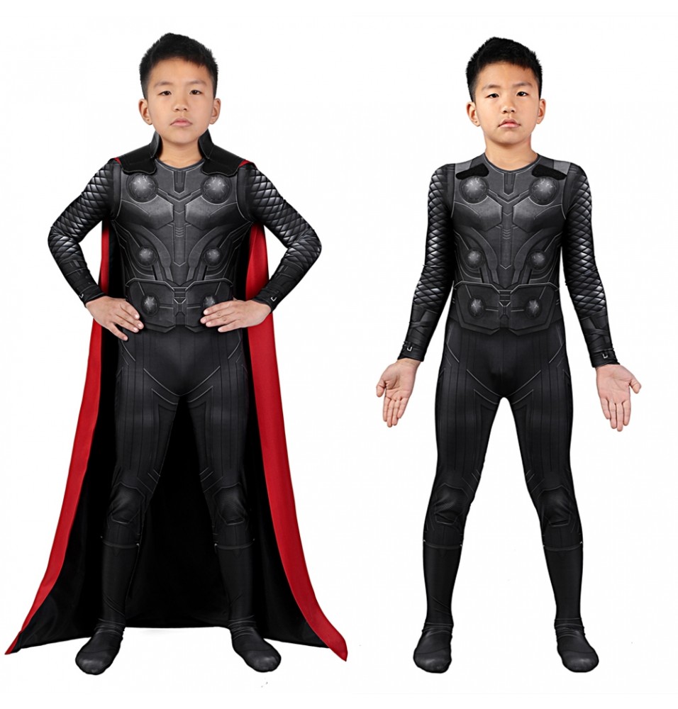 Avengers Infinity War Thor 3D Cosplay Kids Jumpsuit