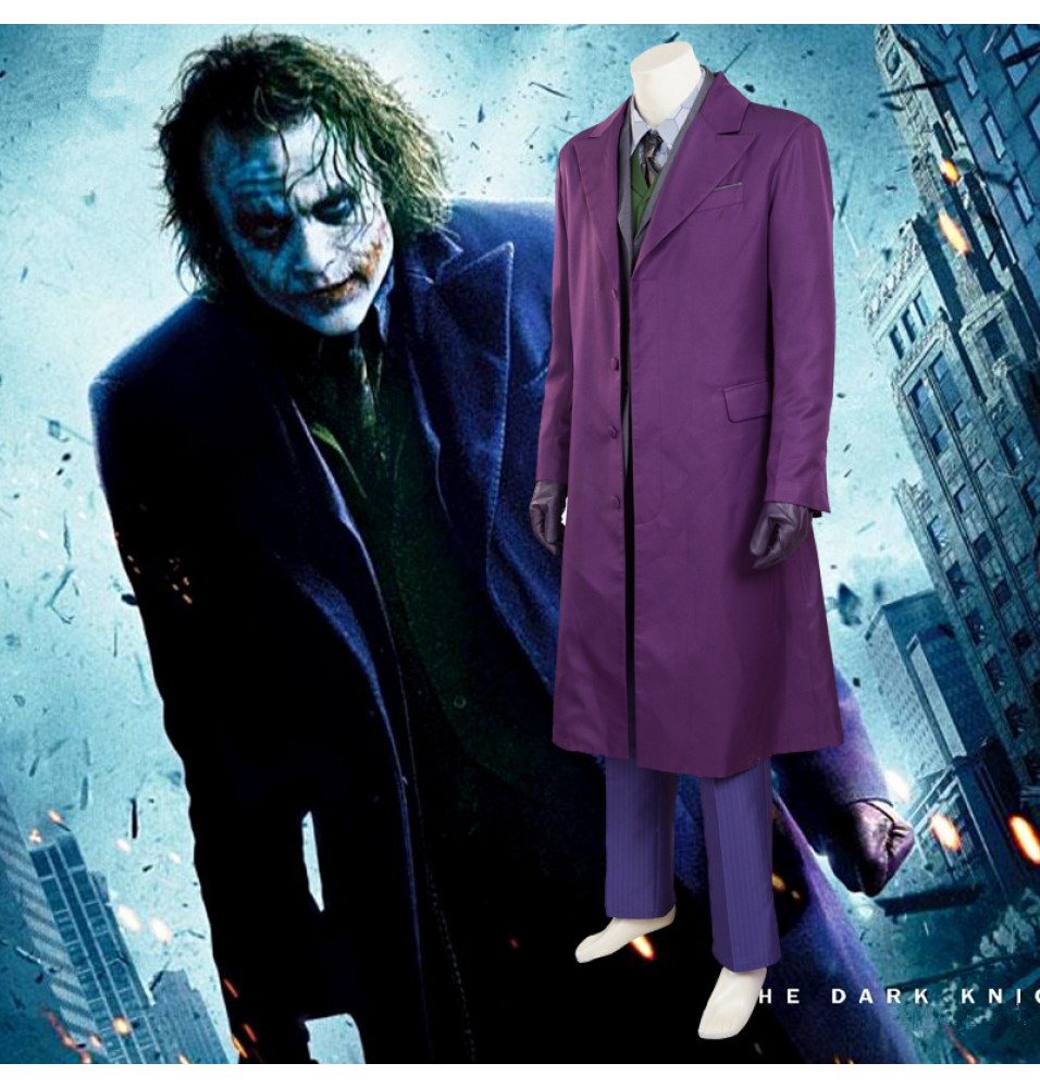 The Dark Knight Joker Cosplay Costume